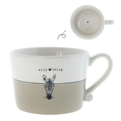 Bastion Collections Hrnek WILD THINK in black/titane, 300ml