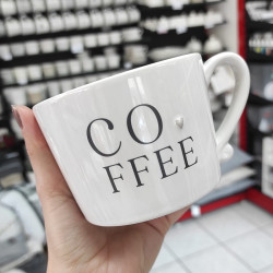 Bastion Collections Hrnek COFFEE with love in titane, 300ml
