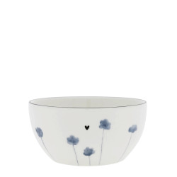 Bastion Collections Miska IRIS BLUE POPPY, 15cm, 600ml
