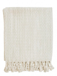 Bastion Collections PLÉD 140x180cm in white/natural