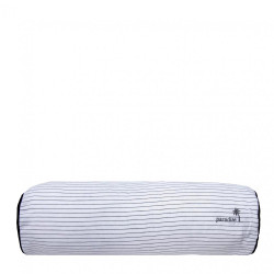 Bastion Collections Polštář válec PARADISE, 50x15cm, stripes white/black