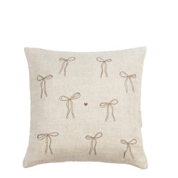 Bastion Collections Polštář 50x50cm, Naturel, All Bows