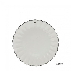 Bastion Collections Talířek BREAKFAST - RUFFLE, 23cm