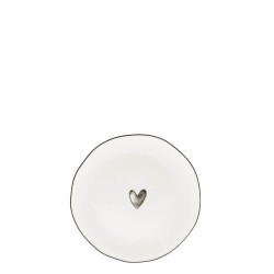 Bastion Collections Talířek Sidepl 005 Watercolour heart, 13cm