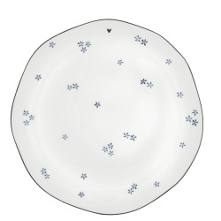Bastion Collections Talířek BREAKFAST BLUE DAISES, 23cm