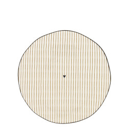Bastion Collections Talřek DESSERT Stripes Brown, 19cm