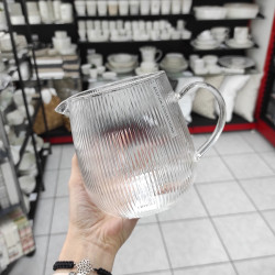 Bastion Collections Skleněný džbán JUG M RELIÉF, 9,5x12,6cm