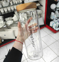 Bastion Collections Skleněná dóza XL 004 Spagetti, 10x28cm