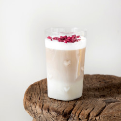 Bastion Collections Sklenka TUMBL L 005, heart in glass, 450ml