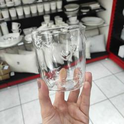 Bastion Collections Sklenka TUMBL M 005, heart in glass, 300ml