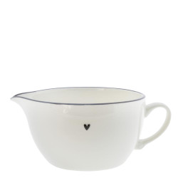 Bastion Collections MIX BOWL with edge black, 15cm