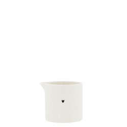 Bastion Collections Malý džbánek JUG XXS with reliéf in black, 6x7x6cm