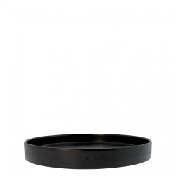 Bastion Collections Tray PODNOS kulatý 25cm, matt black