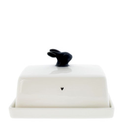 Bastion Collections Máslenka FLEET BUNNY heart black