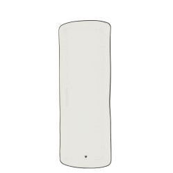 Bastion Collections Podnos OVAL PLATE L in black, 35x13x2cm