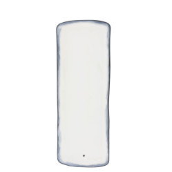 Bastion Collections OVAL SERVING iris blue, 34,8x12,4x2cm