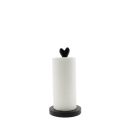 Bastion Collections DRŽÁK kuchyňských rolí, dřevěný černý