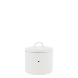 Bastion Collections Dóza JAR small with black heart, 9x12cm