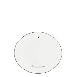 Bastion Collections Talířek pod omáčník, heart in black