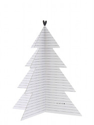 Bastion Collections Dekorace Xmas TREE - STRIPES, velký, 27cm