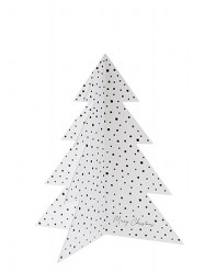 Bastion Collections Dekorace Xmas TREE - DOTS, velký 25 cm