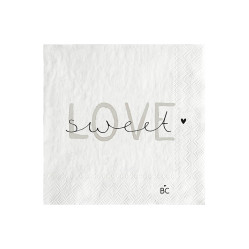 Bastion Collections Papírové ubrousky S - SWEET LOVE