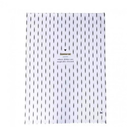 Bastion Collections Utěrka HOME IS, 50x70 in white