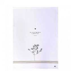 Bastion Collections Utěrka THE SECRET INGREDIENS, 50x70 in white