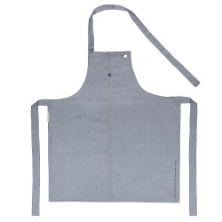 Bastion Collections Zástěra APRON BLUE NATUREL, 100% bavlna