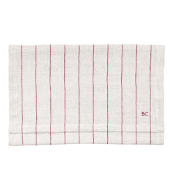 Bastion Collections BĚHOUN NA STŮL Natural w Stripe Rose, 50x160cm