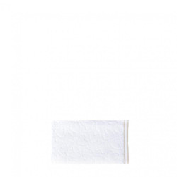 Bastion Collections Gues TOWEL S, white/edge naturel, 30x55cm