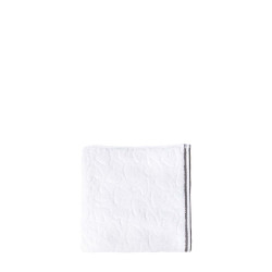 Bastion Collections Ručník TOWEL M, white in grey, 50x100cm