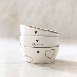 Bastion Collections SET 3x MINI MISKA BROWN, 3x 6,8x9,5x3cm