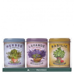 Esprit Provence Bylinkové trio - Levandule, Bazalka & Provensálské bylinky, 3ks