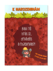 Albi Přání s interaktivní hrou PLÁCNI KRTKA.