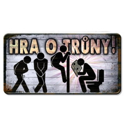 Nekupto Plechová cedulka HRA O TRŮNY:
