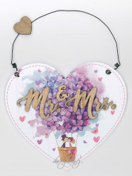 Nekupto NPE Cedulka Mr. & Mrs., 17x15cm
