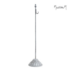 Mathilde M. - STOJÁNEK na vonné jíly, šedá patina, 35 cm
