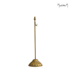 Mathilde M. - STOJÁNEK na vonný jíl, zlatá patina, 28 cm