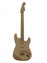Cartonic 3D PUZZLE - Kytara GUITAR, 440 dílků, LEVEL4