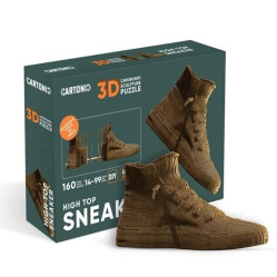 Cartonic 3D PUZZLE - SNEAKER, 160 dílků, LEVEL 4