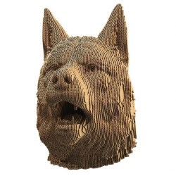 Cartonic 3D PUZZLE - WOLF, 79 dílků, LEVEL 2