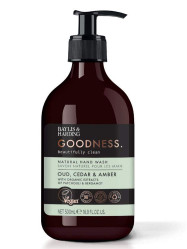 Baylis&Harding Tekuté mýdlo - Goodness Oud, Cedar & Amber, 500ml