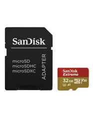 SanDisk Extreme micro SDHC 32 GB 100 MB/s A1 Class 10 UHS-I V30,adapter,akční ka