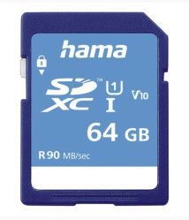 Hama SDXC 64 GB Class 10, UHS-I 90 MB/s, V10
