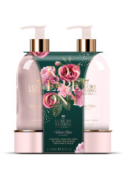 Grace Cole Velvet Rose Dárková sada péče o ruce, 2x 300ml