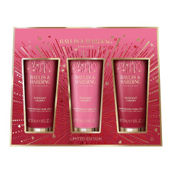 Baylis&Harding Midnight Cherry, dárková sada krémů na ruce, 3dílná
