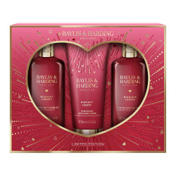 Baylis&Harding Midnight Cherry, dárková sada péče o tělo 3dílná