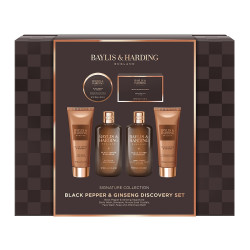 Baylis&Harding Černý pepř & ženšen Velká dárková sada, 6dílná