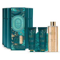 Grace Cole Sparkling Pear & Nectarine Blossom, dárkový set v plechové dóze